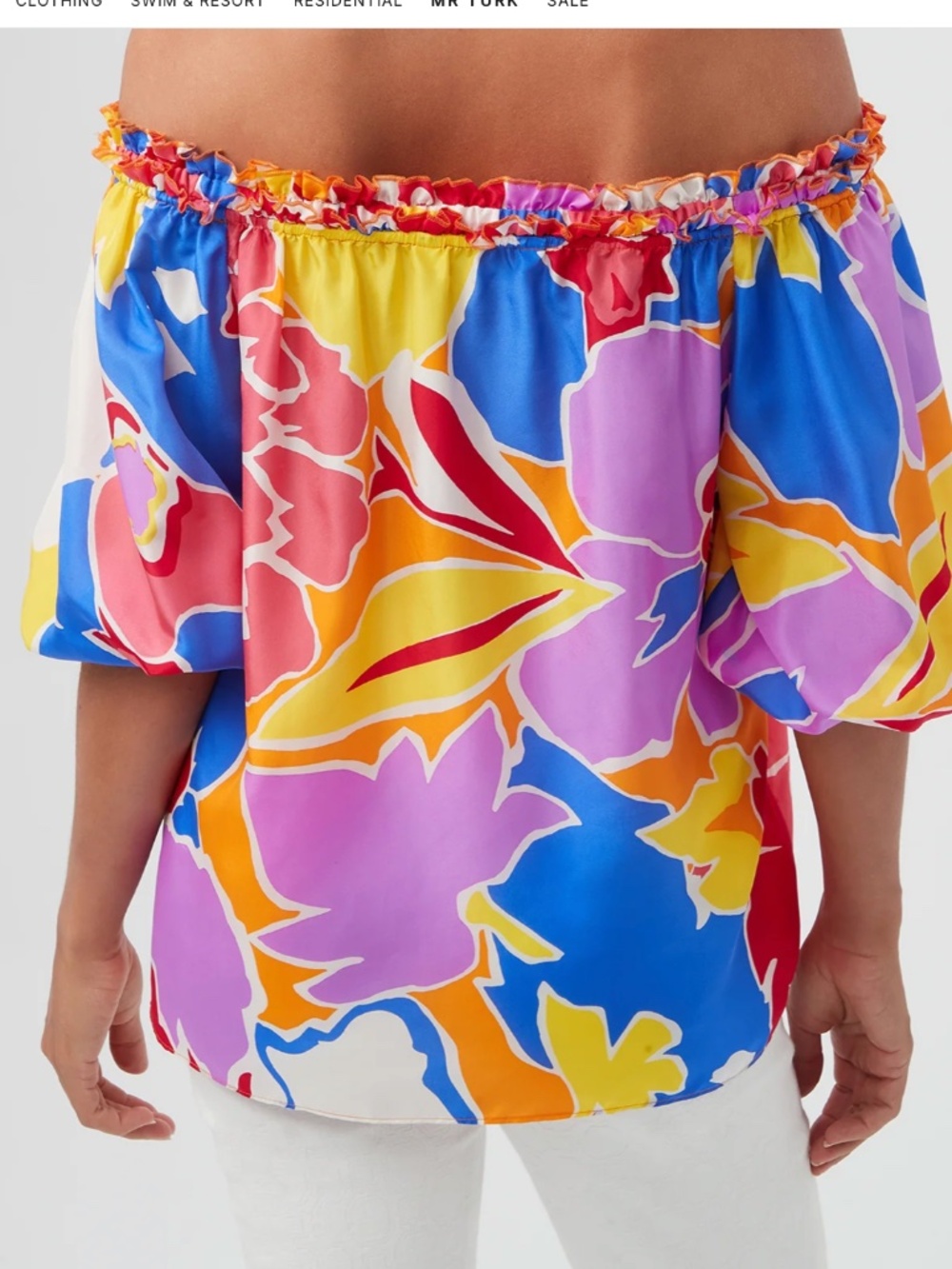 Trina Turk sz XL Jambies top Soie Paradis nwt - Picture 3 of 7